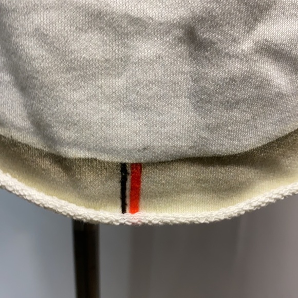 100% MAISON MARTIN MAGIELA OVERSIZED DISTRESSED NECK FAUX ZIP JACKET DESIGN MM6 - Picture 7 of 12